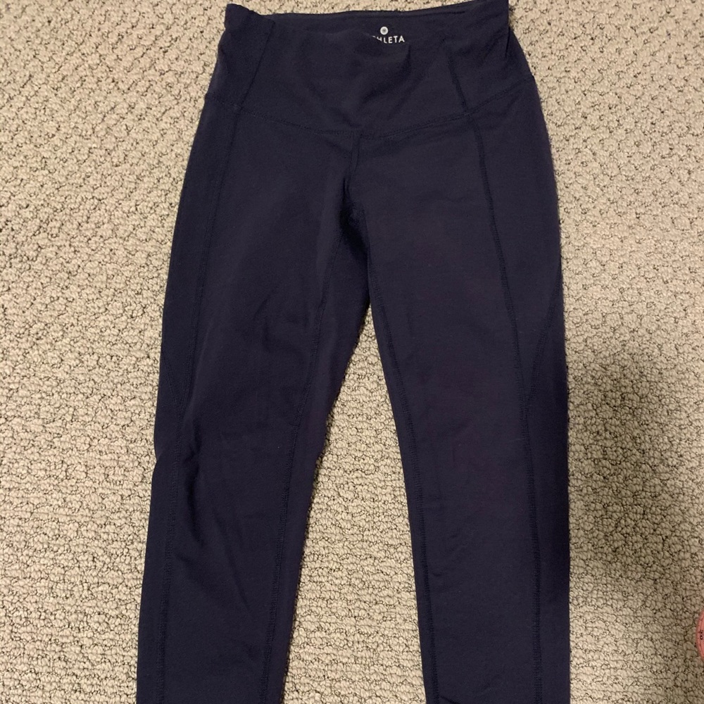 Athleta blue leggings size xxs